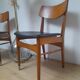 Paire de chaises annees 60 vintage