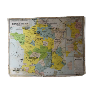 Carte scolaire ancienne n°9 -