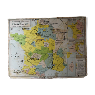 Old School Map No.9 - "The Crusades" - No.10 "France 987-1871"