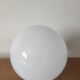 Opaline glass globe with a diameter of 20 cm.