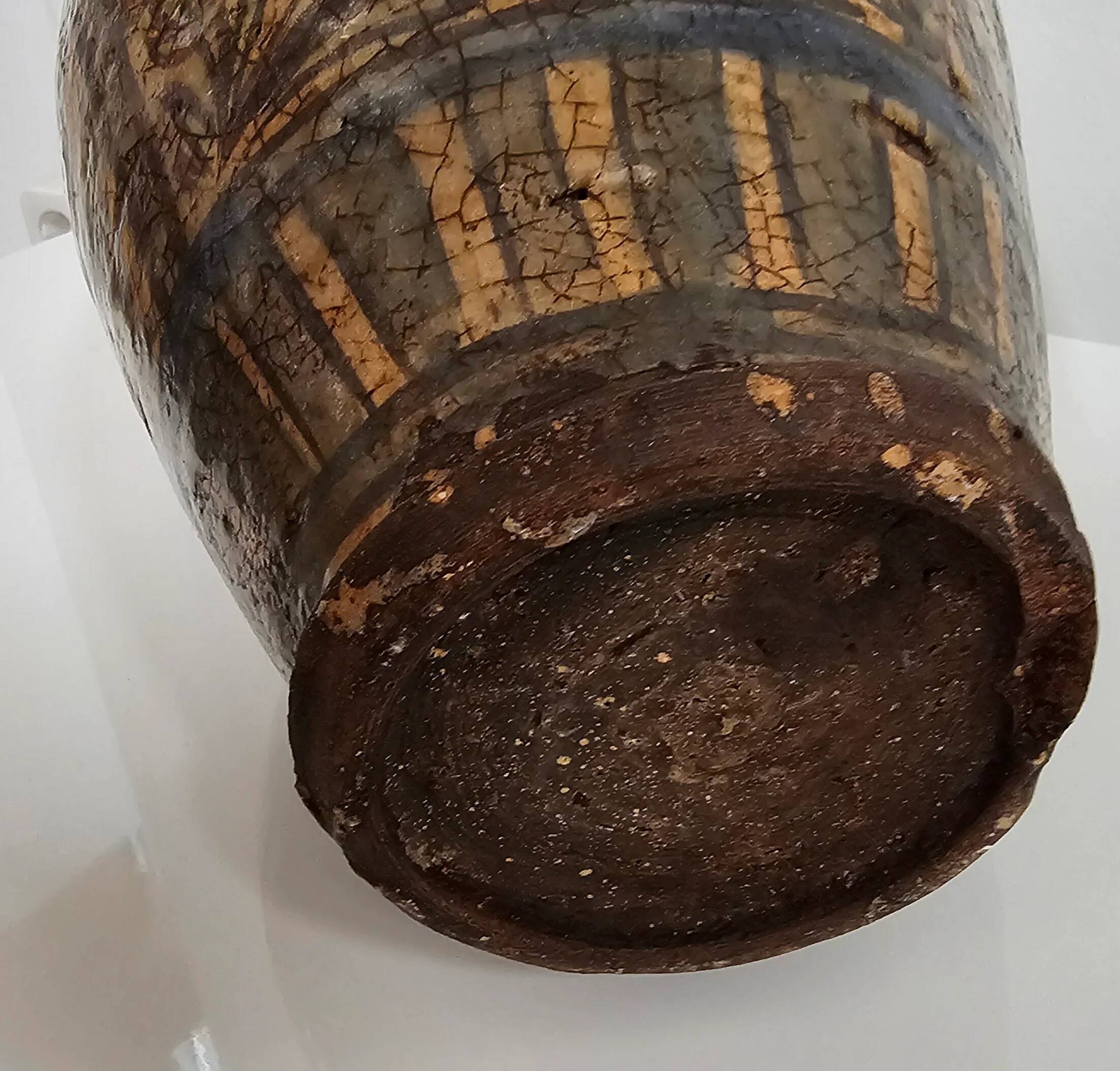 Early 20th century Persian Qajar dynasty pottery vases / bowl / bottle / 1900s