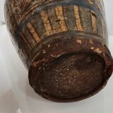 Early 20th century Persian Qajar dynasty pottery vases / bowl / bottle / 1900s