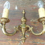 Set of 3 bronze gold appliques style Louis XVI end 19th