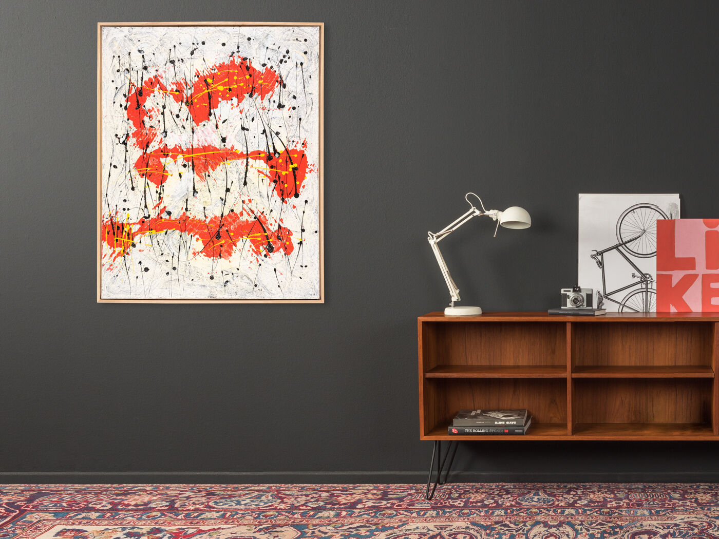 Abstract Composition II, Oil/Acrylic on Canvas, 82 x 103 cm