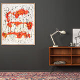 Abstract Composition II, Oil/Acrylic on Canvas, 82 x 103 cm