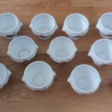 Pyrolux Lourioux porcelain soup bowls