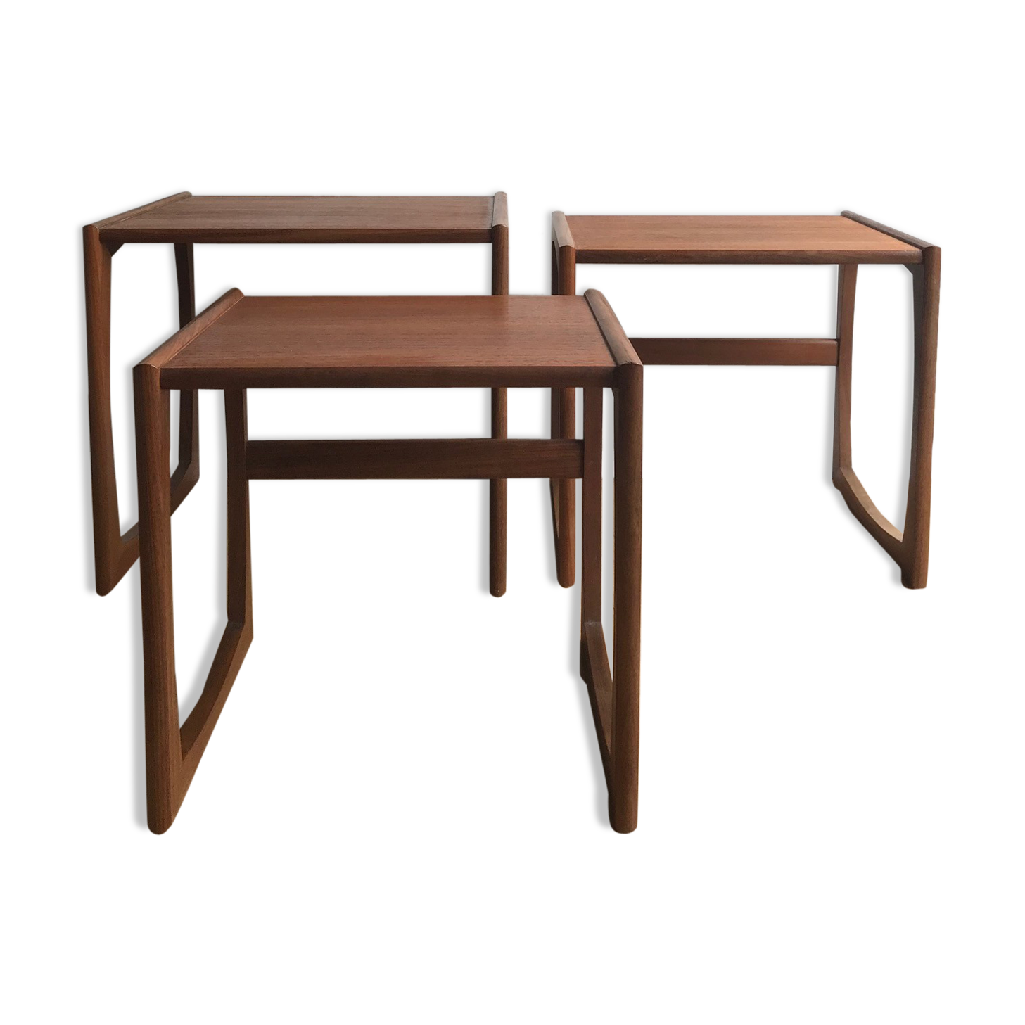 Pull out tables un teak, edition G Plan 1960