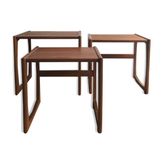 Pull out tables un teak, edition G Plan 1960