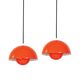 Paire de 2 suspensions vintage Flowerpot de Verner Panton, Louis Poulsen