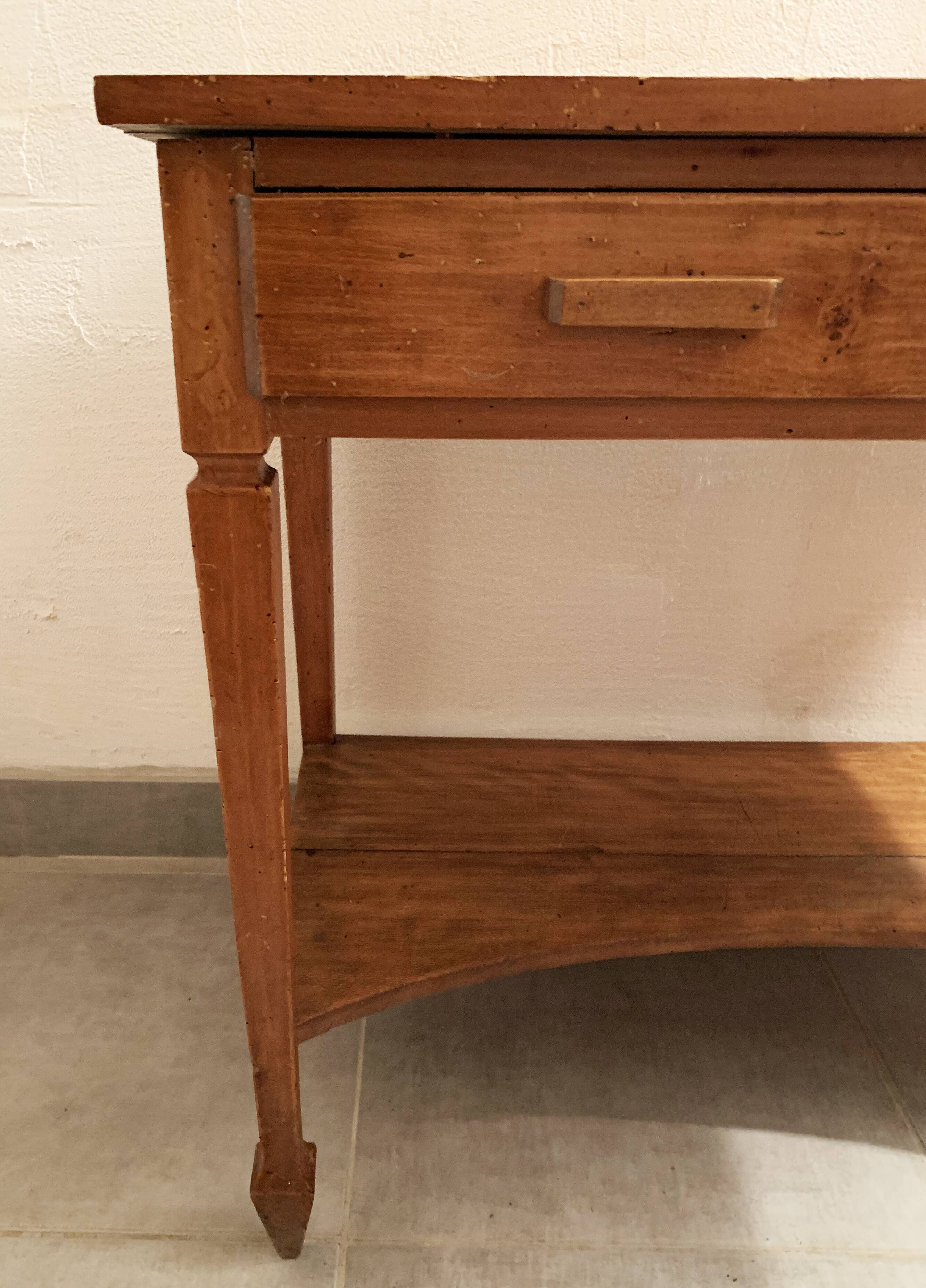 Wooden console 50s-60s