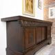 Brown oak sideboard, 1890s