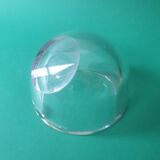 Cendrier demi-sphère en verre ancien vintage
