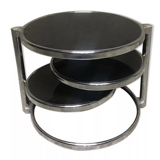 Coffee table, 3 mobile trays
