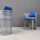 Set of 6 postmodern dining chairs, 1980s