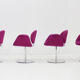 Set of 4 Artifort Little Tulip swivel dining room chairs by Pierre Paulin