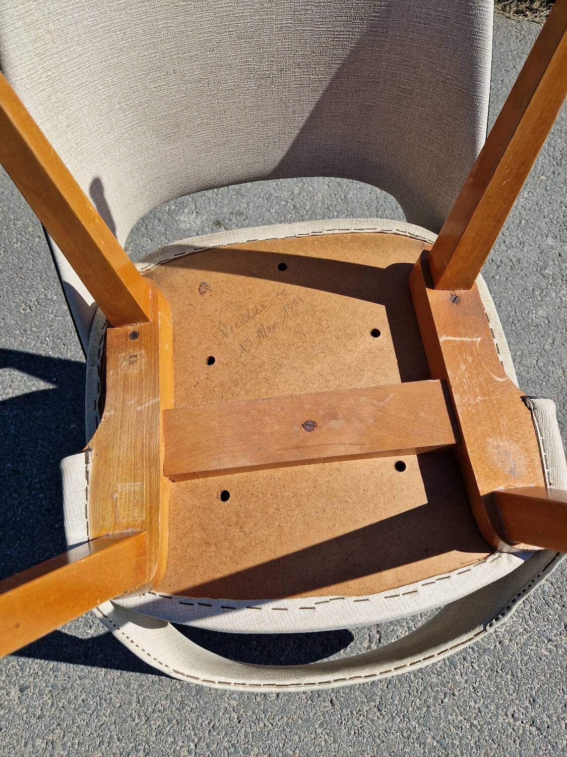 Set of 2 barrel chairs from the 60s
