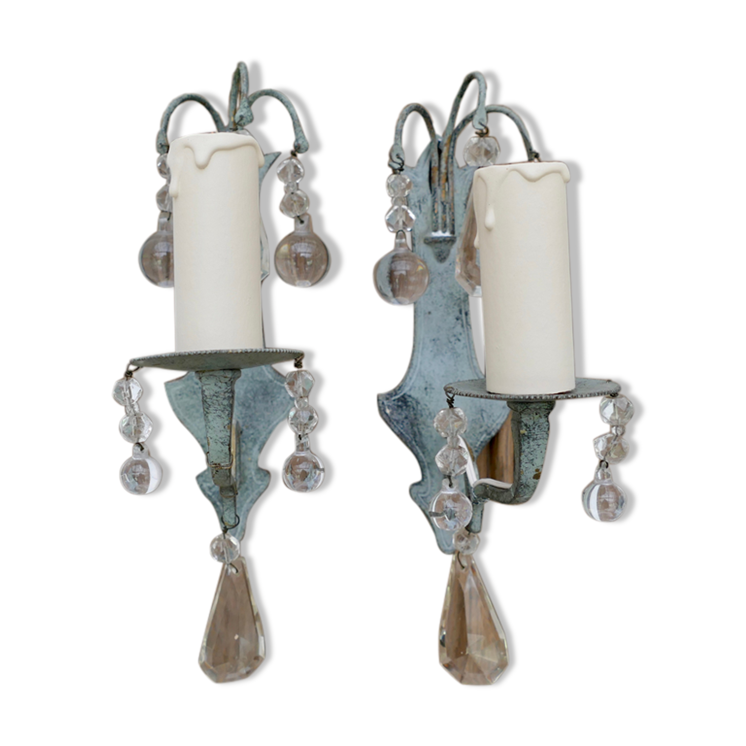 Pair of wall lamps