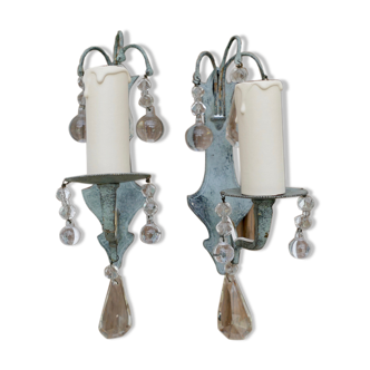 Pair of wall lamps