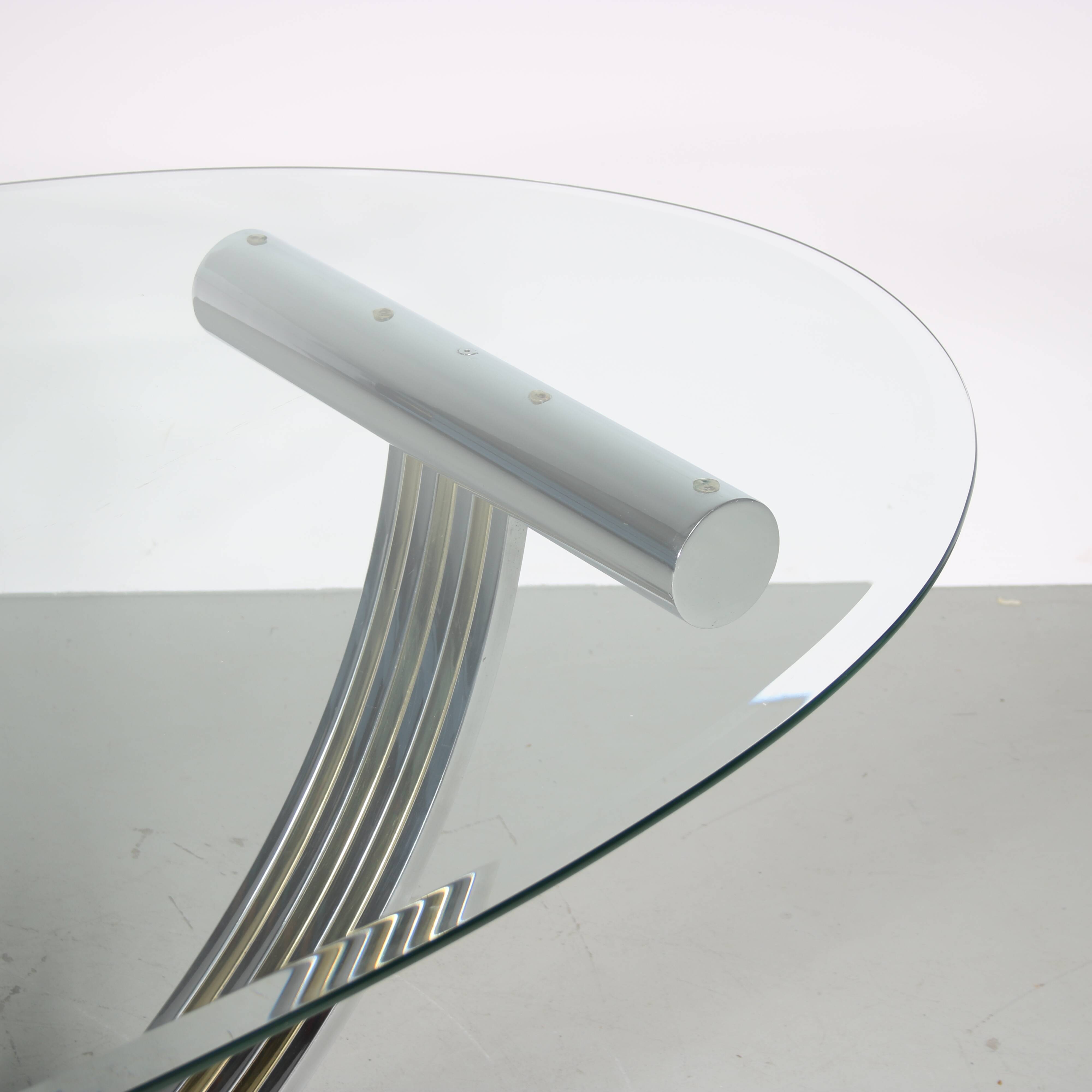 1970s Romeo Rega dining table from Italy