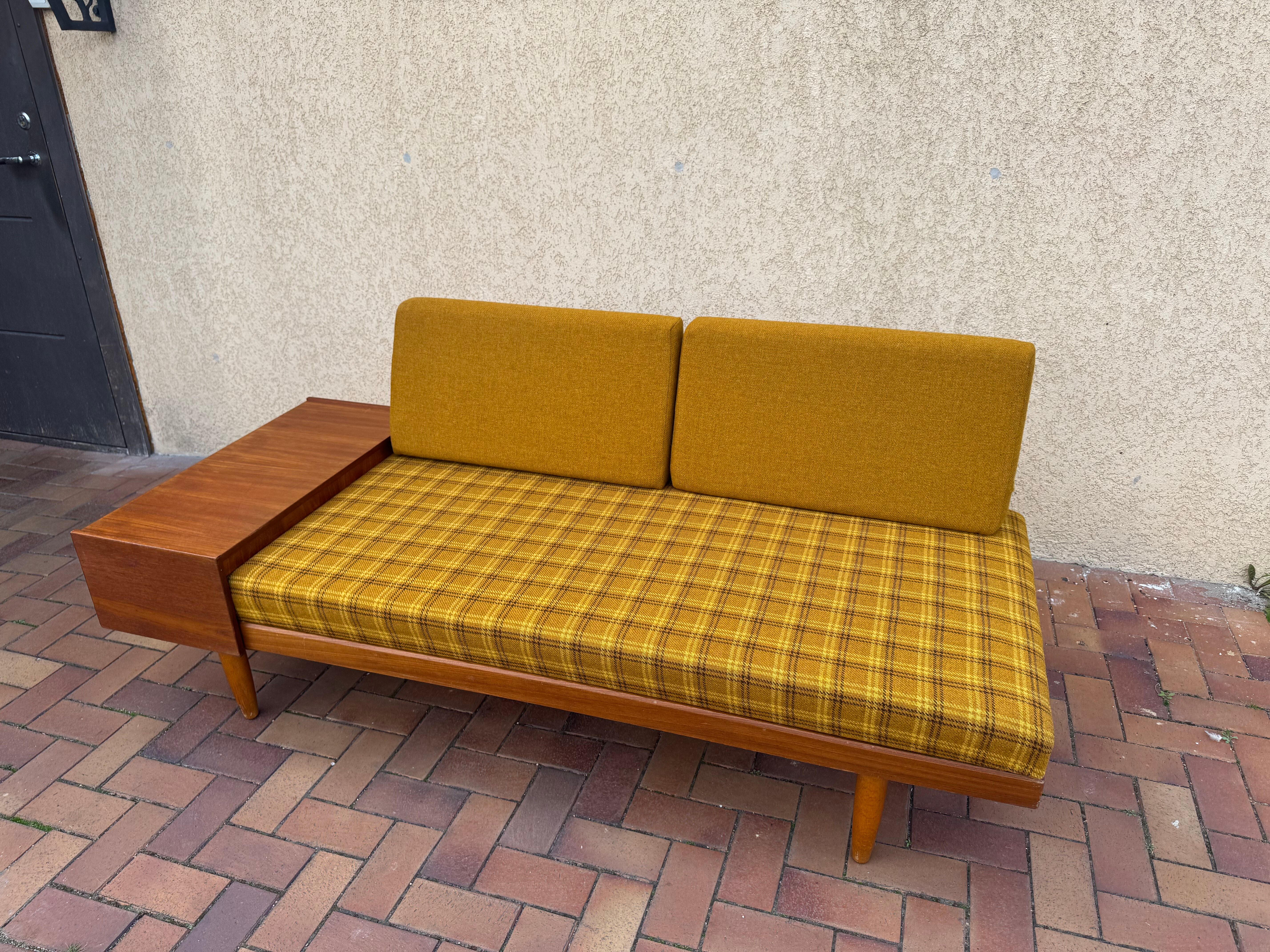 Vintage Scandinavian retro daybed MidCentury 1960s