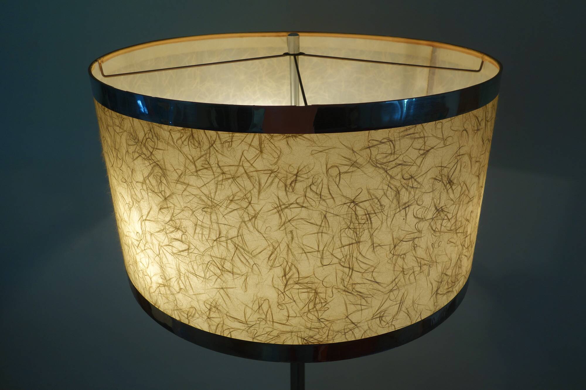 Space age floor lamp with 3 lights from the 70s by DLG Scolari.