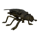 Brass ash tray fly shaped vintage , 1970s