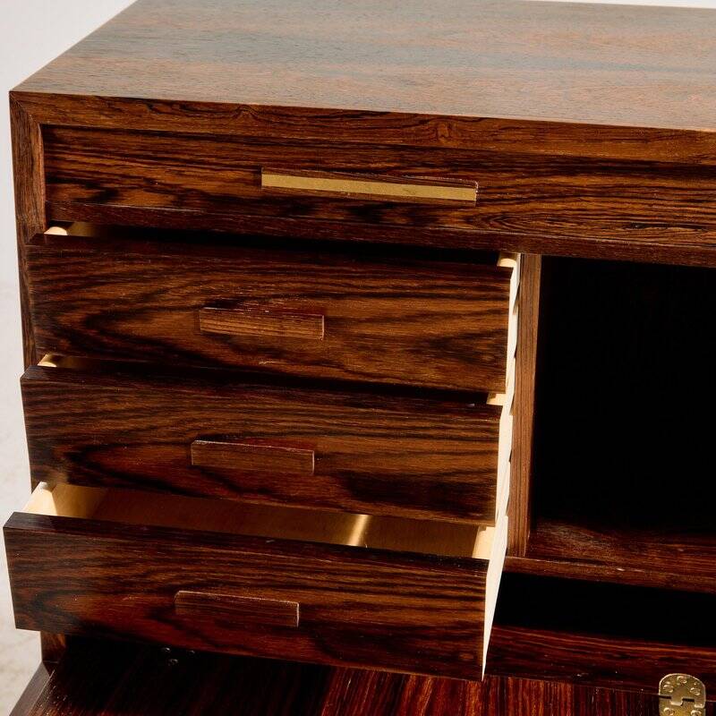 Rosewood Bureau Desk by Gunnar Falsig, 1960s