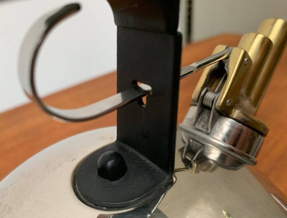 Postmodern Italian kettle by Richard Sapper for Alessi