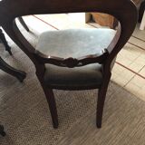 Set of 6 English chairs, Louis Philippe period