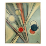 Abstract painting from the 70s
