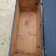 Vintage wooden travel trunk