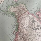Old map of North America