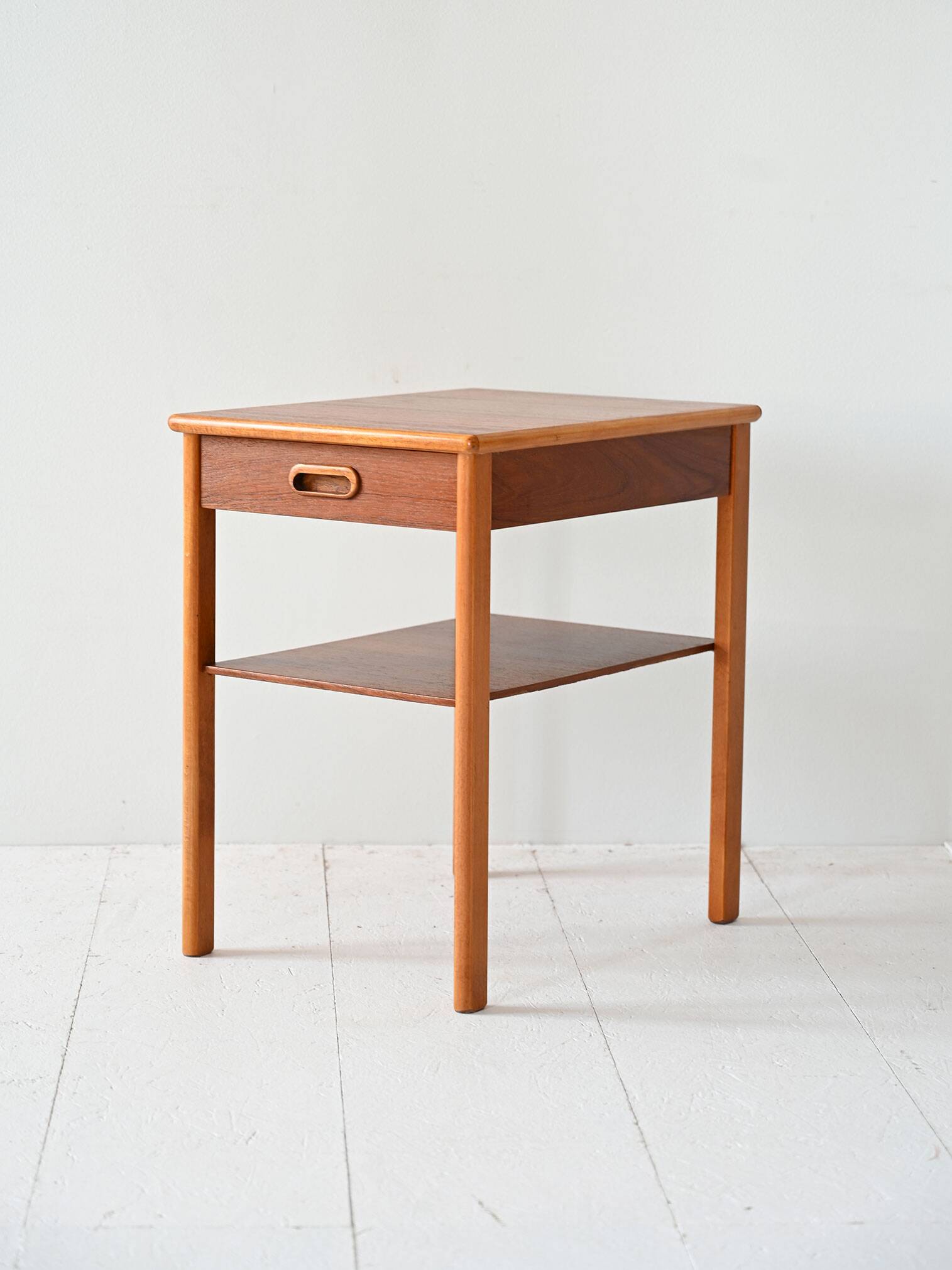 Scandinavian teak nightstand