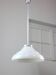 Mid-century Italian Aluminum and Glass Pendant Lamp