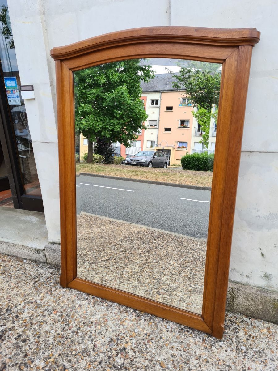Wooden mirror