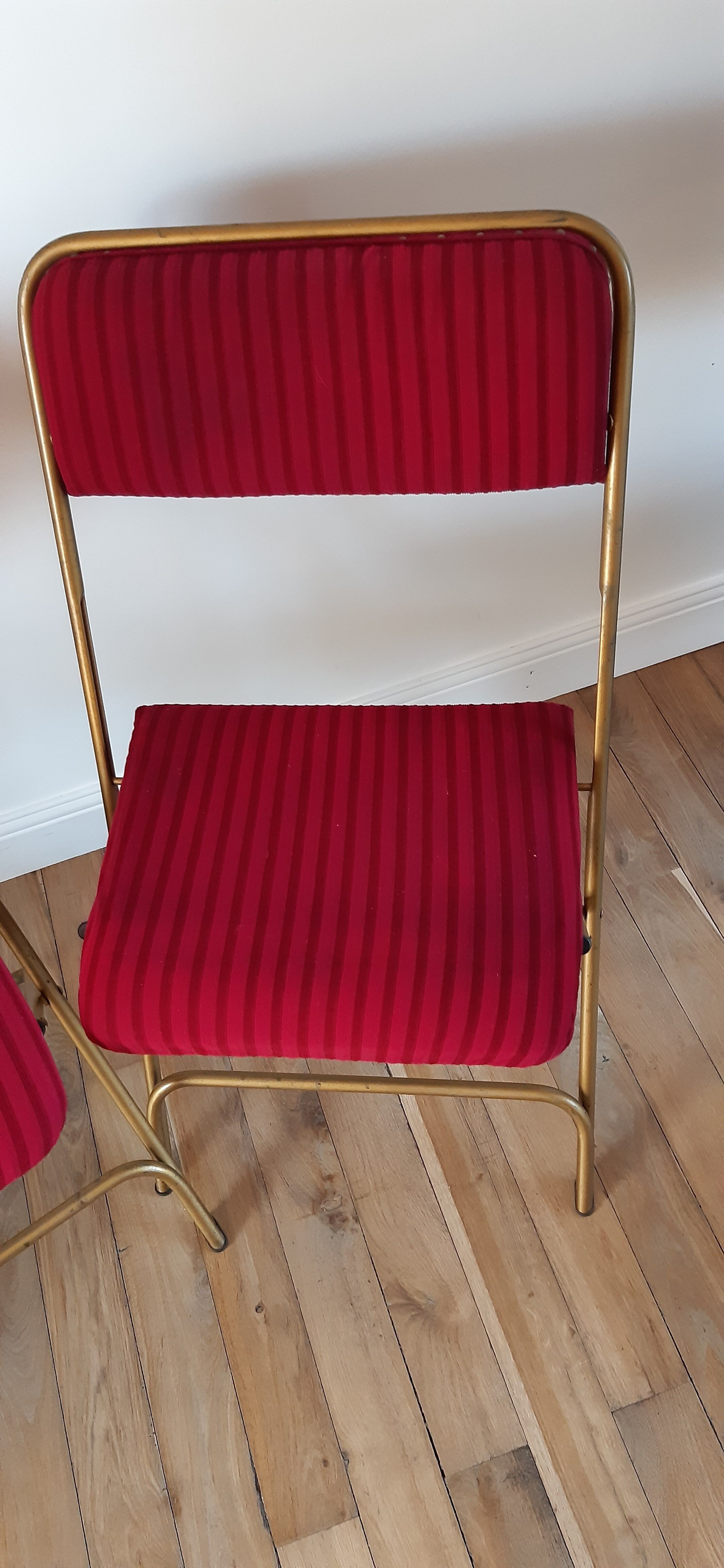 Set of two Lafuma folding chairs