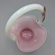 Panier en opaline rose bonbon de cristaleria la toscana