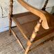 Petit banc d’appoint canné de style Anglais
