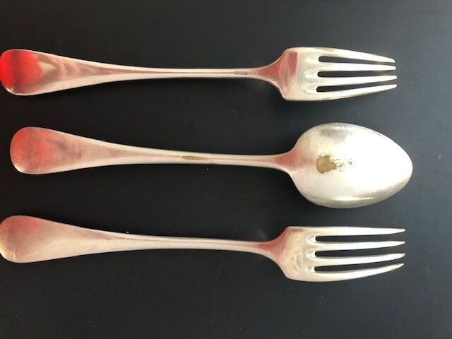 Silver-plated metal cutlery, Fidelio model