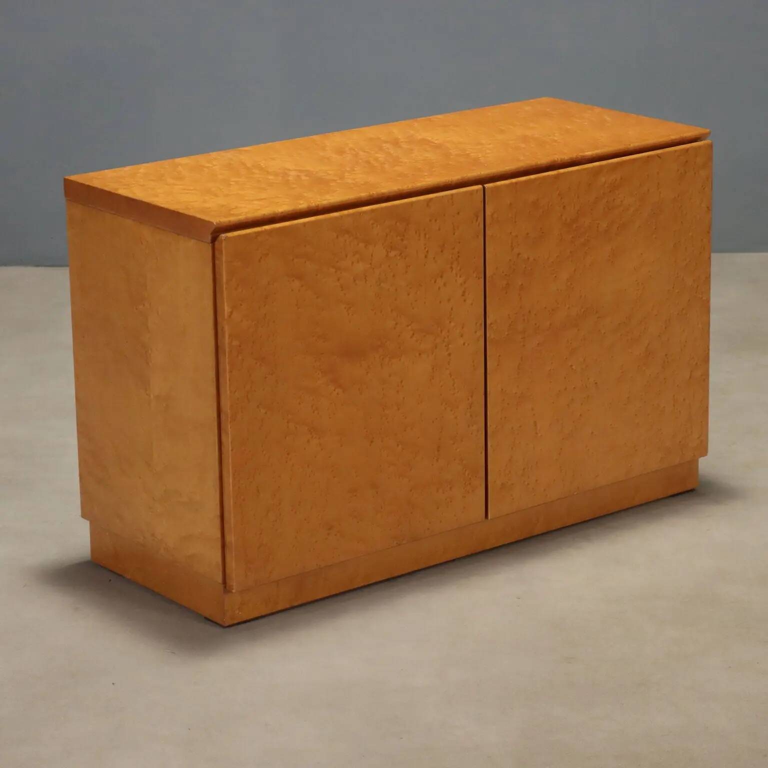 1980s burl wood storage furniture