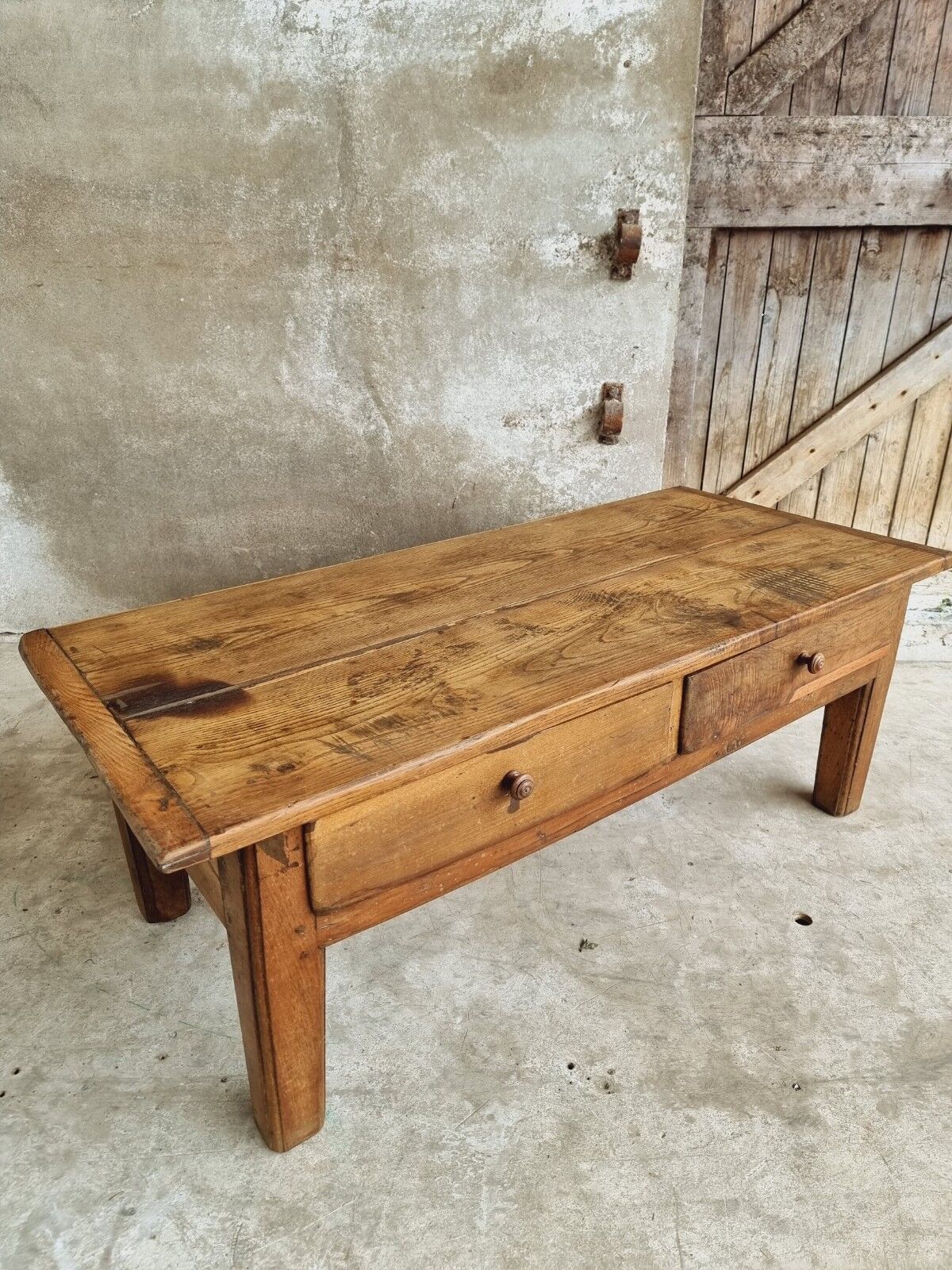 Antique coffee table TV furniture 19th century