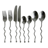 Antique cutlery with twisted handles