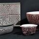Ceramic set signed Jean Austruy circa 1970