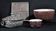 Ceramic set signed Jean Austruy circa 1970
