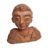 Lace bust in terracotta, 24 cm