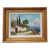 Oil painting by Raoul About