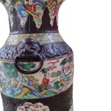 A Chinese famille rose porcelain vase called 'from Nanking' 19th century 55cm