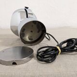 Eye ball lamp or wall light, chrome, space age, France circa 1970.