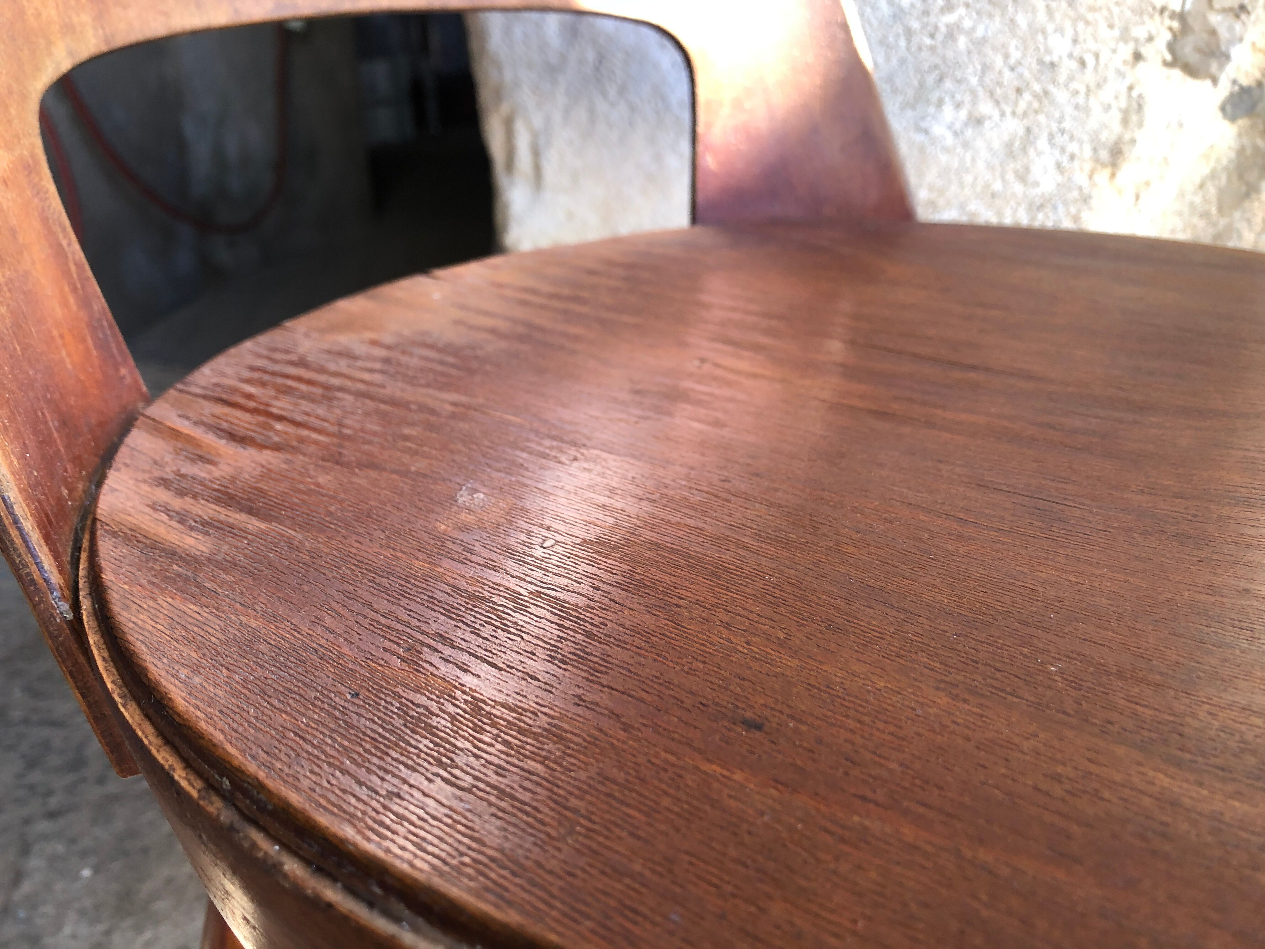 Set de 3 chaises bistrot Baumann Mondor