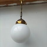 Opaline hanging lamp